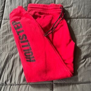 Hollister Men’s Bright Red Joggers
